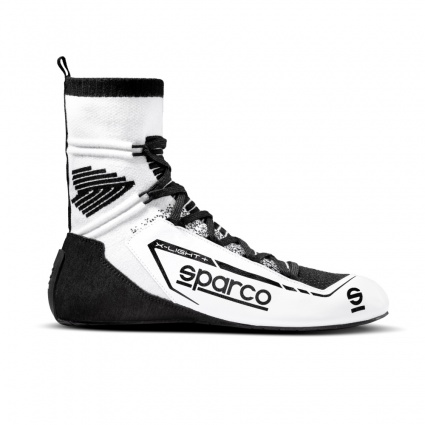 Sparco X-Light + Race Boots White / Black - Clearance